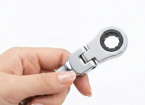 (8mm + 10mm + 12mm) Wrench Keychain Set - Mini Ratcheting Metric Box End Spanner, Compact Pocket Size Gear Wrench with Swivel Lobster Clasp Key Ring – EDC Tool for Automotive, Motorcycle & DIY in Saudi Arabia