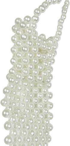 Vintage Pearl Necktie Collarbone Necklace for Women Men Elegant Adjustable Neck Ties Nightclub Party Stage Accessories in Saudi Arabia
