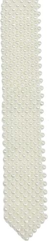 Vintage Pearl Necktie Collarbone Necklace for Women Men Elegant Adjustable Neck Ties Nightclub Party Stage Accessories in Saudi Arabia