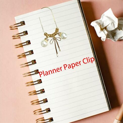 Jumbo Planner Paper Clip, Bow Paperclip Bookmark, Cute Paper Clips, Page Holder, Planner Accessory in Saudi Arabia