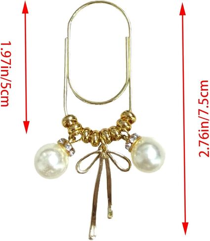 Jumbo Planner Paper Clip, Bow Paperclip Bookmark, Cute Paper Clips, Page Holder, Planner Accessory in Saudi Arabia