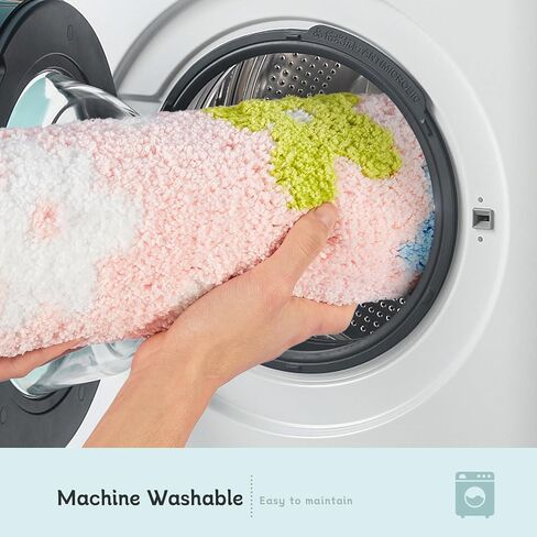 Easter Bathroom Rug 20x30 Inch, Spring Soft and Absorbent Tufted Egg Bath Rug Non Slip Washable, Cute Easter Rug Decor Holiday Decorations in Kuwait