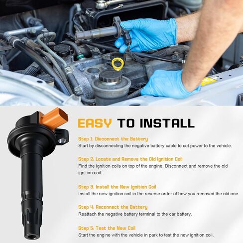 QYL استبدال حزمة ملف الإشعال لـ 3.5 V6 Ecoboost 2011 2012 2013 2014 2015 2016 2017 2018 2019 Ford F-150 F150 Expedition Explorer Flex Taurus Transit Lobo، Lincoln MKS MKT Navigator، UF646 in Saudi Arabia