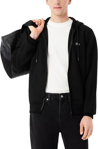 Lacoste Men's Double Face Jersey Zipped Hoodie in Saudi Arabia