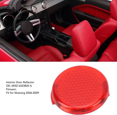 Jiawu Door Panel Reflector, Interior Front Door Trim Reflector Lens, Replacement Assembly for 2006‑2009, OEM 6R3Z 6323820 A in Saudi Arabia