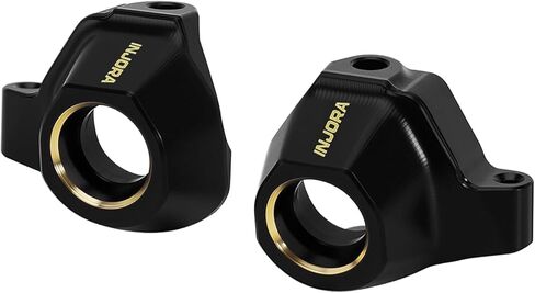 INJORA Black Coating Brass Steering Knuckles for 1/30 Axial SCX30 Upgrade in Saudi Arabia