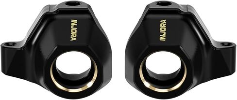 INJORA Black Coating Brass Steering Knuckles for 1/30 Axial SCX30 Upgrade in Saudi Arabia