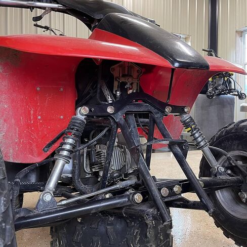 Front ATV Widening Kit for Honda TRX90/TRX90X: Powder Coated Steel, 6" Widening, Includes Precision Laser-Cut Brackets & Threaded Tie Rod Extensions in Saudi Arabia