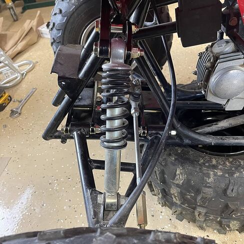 Front ATV Widening Kit for Honda TRX90/TRX90X: Powder Coated Steel, 6" Widening, Includes Precision Laser-Cut Brackets & Threaded Tie Rod Extensions in Saudi Arabia