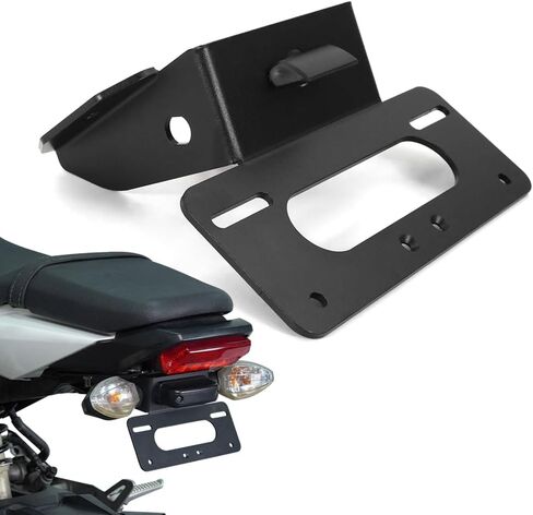 مزيل حاجز الدراجة النارية مناسب لـ Grom MSX125 2017-2020 لوحة ترخيص قوس الذيل مرتب مع ضوء LED in Saudi Arabia