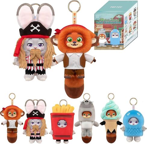MINISO Zootopia New City Tour Series Blind Box - بضاعة فيلم Nick & Judy قطعة واحدة عشوائية in Saudi Arabia
