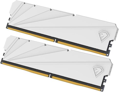 Netac DDR4 DRAM 32GB Kit16GBx2 C16 3200MHz XMP 2.0 ذاكرة الوصول العشوائي ثنائية القناة (PC4-25600) 1.35V 288-Pin مشتت حرارة ألومنيوم مطور مثالي لترقية كمبيوتر الألعاب - Shadow S in Kuwait