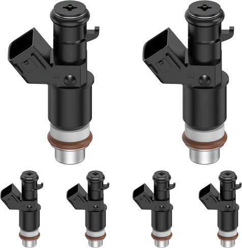 Fuel Injectors Compatible with Honda Odyssey 2005-2017 Pilot 2005-2011 Ridgeline 2006-2014 Acura MDX 2003-2006 Saturn Vue 2004-2007,3.5L, for Accord 3.0L 2003-2007,16450-RCA-A01 Set of 6 in Saudi Arabia
