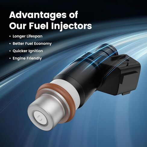 Fuel Injectors Compatible with Honda Odyssey 2005-2017 Pilot 2005-2011 Ridgeline 2006-2014 Acura MDX 2003-2006 Saturn Vue 2004-2007,3.5L, for Accord 3.0L 2003-2007,16450-RCA-A01 Set of 6 in Saudi Arabia