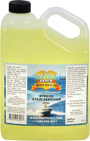 McKee's 37 Nautical One Xtreme Marine Grime Remover | Gel Formula Rids Build Up from Vinyl Surfaces, 128 fl. oz. in Saudi Arabia