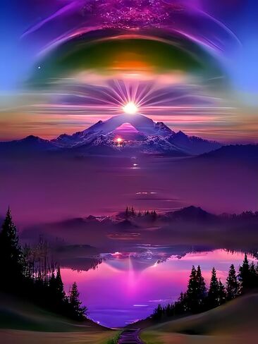 12 Pack Diamond Art Kits for Adults, Moon Landscape 5D Diamond Painting for Adult Beginners,DIY Full Drill Round Gem Painting Dot Art Sets,Home Wall Decor 9.8x13.8 Inch in Saudi Arabia