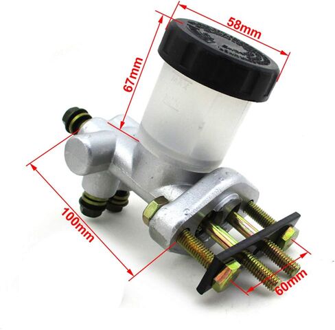 أسطوانة رئيسية للفرامل الهيدروليكية TC-Motor لـ 90cc 110cc 125cc 150cc 200cc 250cc Kandi BMS Roketa Kinroad Kazuma JCL Sunl Go Karts Dune Buggy لـ Hammerhead 150 و250 Carter Bros American Sportwork in Saudi Arabia