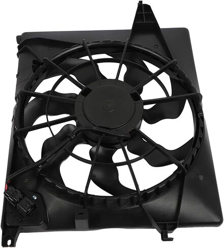 Cooling Fan Assembly Compatible with 2011-2013 for Kia for Sorento 3.5L 2014-2015 for Kia for Sorento 3.3L, Black Radiator Fan Direct Fit Replacement for Engine Cooling Fan in Saudi Arabia