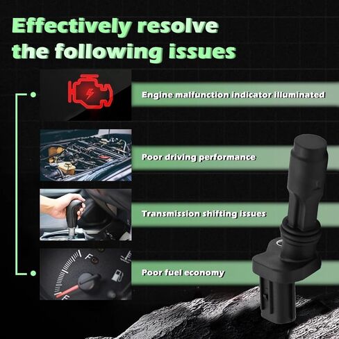 Engine Cam Camshaft Position Sensor V6 3.5L Compatible with Chevrolet for Pontiac fit for Saturn Replacement for Buick Impala Uplander G6 Malibu Vue Lucerne 09 10 11 Replaces 12596663 CSS1843 PC842 in Saudi Arabia