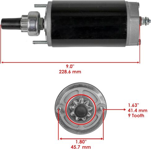 Caltric Starter Compatible with Kohler 17-20Hp K161 K181 Kt17 Kt19 Kt21 M18 M20 Mv20 in Saudi Arabia