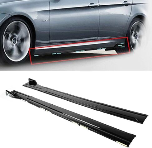 Side Skirts Body Kit Panel Splitter Gloss Black Fit for T0Y0TA Corolla 2010-2022 SE XSE LE XLE 2M/78.7'' in Saudi Arabia