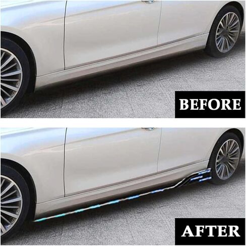 Side Skirts Body Kit Panel Splitter Gloss Black Fit for T0Y0TA Corolla 2010-2022 SE XSE LE XLE 2M/78.7'' in Saudi Arabia