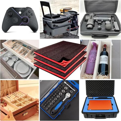 Tool Box Foam, 3Pack 22x18x1 Inch Kaizen Foam Inserts for Hard Cases & DIY, Professional Shock-Absorption Liners for Ultimate Tool Protection in Saudi Arabia