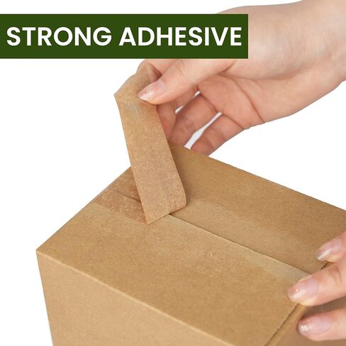 شريط ورق كرافت ضيق من TAPEBEAR، 12 لفة 1 بوصة × 164 قدم، شريط تعبئة بني صديق للبيئة قابل لإعادة التدوير لتأطير الصور، تغليف الهدايا، وضع العلامات، التعبئة والتغليف، الشحن، الختم، النقل in Kuwait