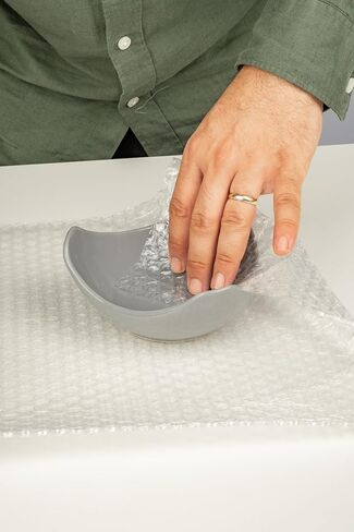 لفة تغليف الفقاعات مقاس 131 قدمًا × 12 بوصة - غلاف مبطن سهل التمزق مقاس 12 بوصة في صندوق موزع - عبوة واقية خفيفة الوزن لنقل المنزل والشحن والتخزين in Kuwait