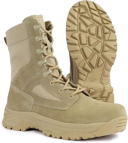 أحذية عسكرية تكتيكية قابلة للتنفس للعمل القتالي للرجال والنساء، خفيفة الوزن وغير قابلة للانزلاق، حذاء دراجة نارية صحراوي للجيش in Kuwait