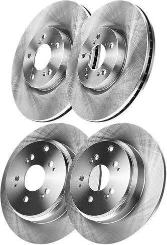 Front and Rear Brake Rotors Replacement for Honda Pilot 2009 2010 2011 2012 2013 2014 2015, Acura MDX 2007 2008 2009 2010 2011 2012 2013 Brakes, 12.98" Front and 13.13" Rear in Saudi Arabia