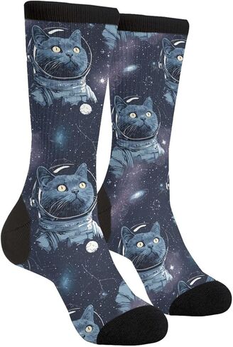 Funny Novelty Crew Socks Casual Crazy Dress Socks For Man Women in Saudi Arabia