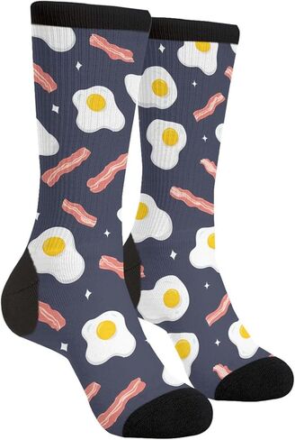 Funny Novelty Crew Socks Casual Crazy Dress Socks For Man Women in Saudi Arabia