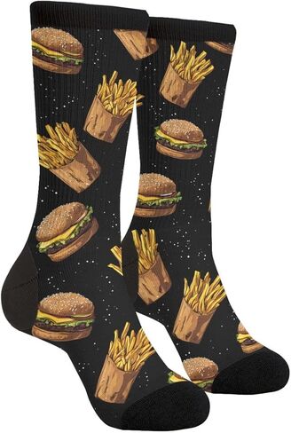 Funny Novelty Crew Socks Casual Crazy Dress Socks For Man Women in Saudi Arabia