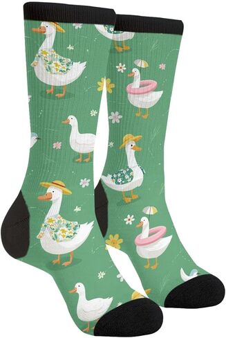 Funny Novelty Crew Socks Casual Crazy Dress Socks For Man Women in Saudi Arabia