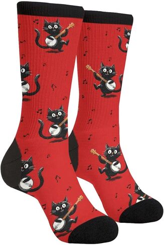 Funny Novelty Crew Socks Casual Crazy Dress Socks For Man Women in Saudi Arabia