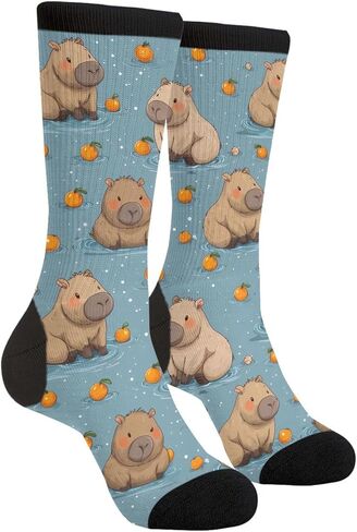 Funny Novelty Crew Socks Casual Crazy Dress Socks For Man Women in Saudi Arabia
