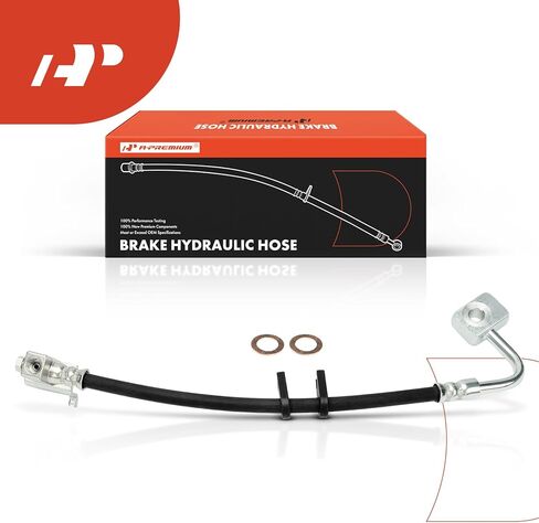 A-Premium Rear Passenger Side Brake Hydraulic Hose Compatible with Select Jeep Models - WK Series Grand Cherokee 2005-2010, XK Series Commander 2006-2010 in Saudi Arabia