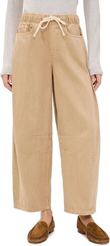 Marine Layer Women's Twill Barrel Drawstring Pants in Kuwait