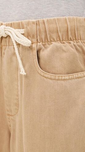 Marine Layer Women's Twill Barrel Drawstring Pants in Kuwait