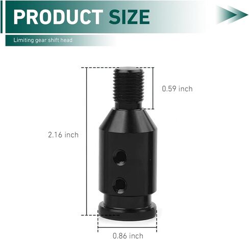 Shift Knob Adapter, M12 X 1.25 Gear Shifter Adapter Kit, Universal Aluminum Alloy Gear Shift Connector, for Non-Threaded Manual Gear with 4 Adapter 8mm,10mm,11mm,12mm in Saudi Arabia