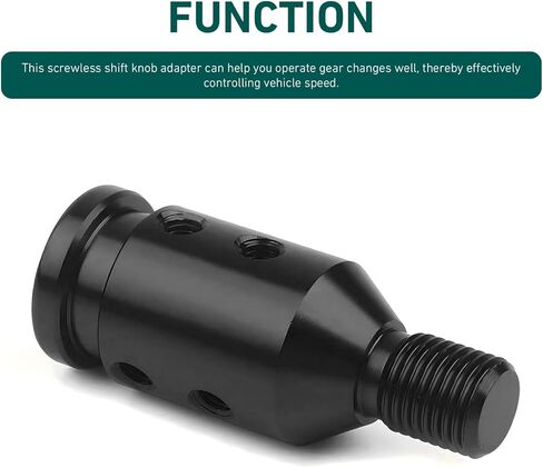 Shift Knob Adapter, M12 X 1.25 Gear Shifter Adapter Kit, Universal Aluminum Alloy Gear Shift Connector, for Non-Threaded Manual Gear with 4 Adapter 8mm,10mm,11mm,12mm in Saudi Arabia