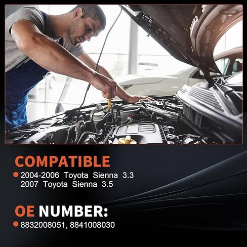 ضاغط تيار متردد CO 10854C مناسب لتويوتا سيينا 3.3L 2004 2005 2006، لتويوتا سيينا 3.5L 2007، استبدل 8832008051، 8841008030 in Kuwait