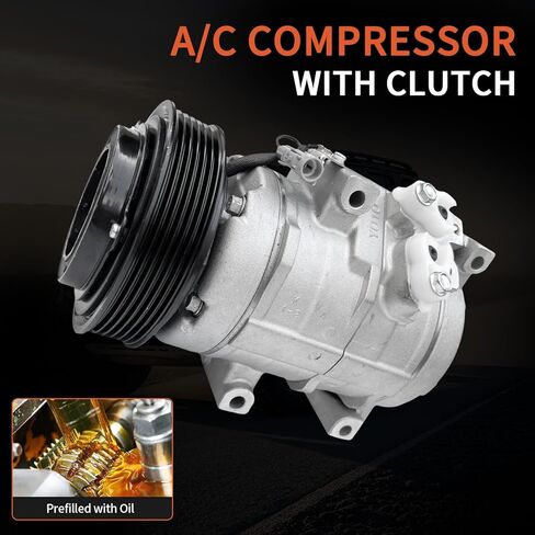 ضاغط تيار متردد CO 10854C مناسب لتويوتا سيينا 3.3L 2004 2005 2006، لتويوتا سيينا 3.5L 2007، استبدل 8832008051، 8841008030 in Kuwait