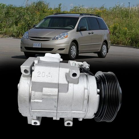 ضاغط تيار متردد CO 10854C مناسب لتويوتا سيينا 3.3L 2004 2005 2006، لتويوتا سيينا 3.5L 2007، استبدل 8832008051، 8841008030 in Kuwait