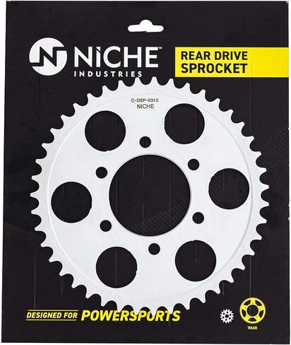 NICHE 530 Pitch 43 Tooth Rear Drive Sprocket for Suzuki 1988-1992 GSXR750 1983 GS750E GS750ES 64511-07D11 in Saudi Arabia