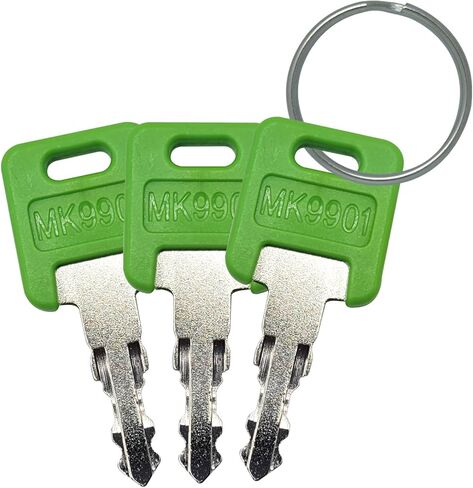 استبدال المفاتيح الرئيسية MK9901 6601 RV لـ FIC 9901 M / 6601 Global Link Motorhome CF EF HF Master Green Key (3 عبوات) in Saudi Arabia