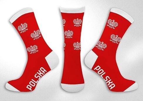 Country-Themed Socks XL, Extra Large, Shoe Size 10-14 (Poland) in Saudi Arabia