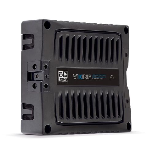 Banda 1-Channel Vehicle Audio Bass Amplifier - High-Powered Mono Bass Amplifier w/Subsonic Filter and Low Pass Filter Stable at 1 ohm, LED Indicators, Sound Specialization - BANDA VIKING15000 in Kuwait