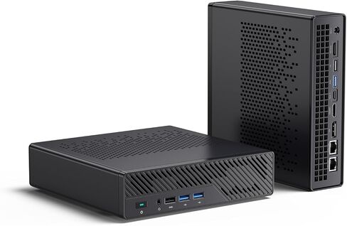MINISFORUM Mini PC MS-01-S1390 Barebone with Intel Core i9-13900H,vPro Enterprise Support,2x10Gbps SFP+LAN/2x2.5G RJ45/2xUSB4/HDMI/16xPCIe 4.0/M.2 NVMe SSD/U.2 NVMe SSD,Mini Computer(No OS/RAM/SSD) in Saudi Arabia